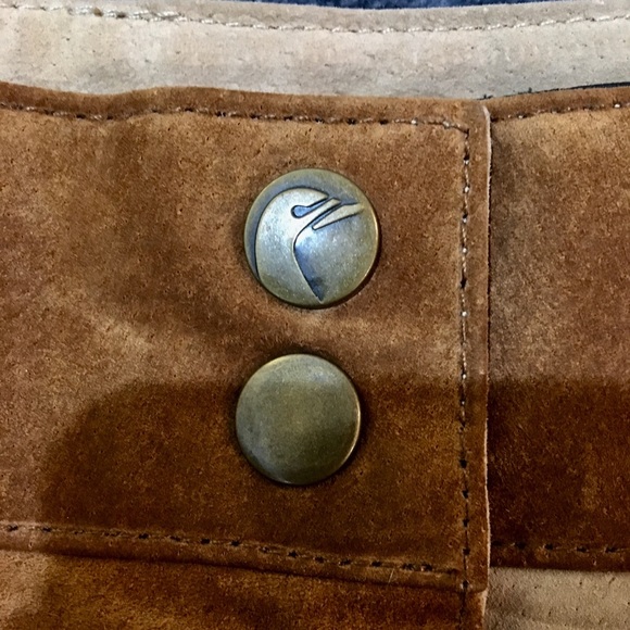 Patched suede skirt - Picture 3 of 3